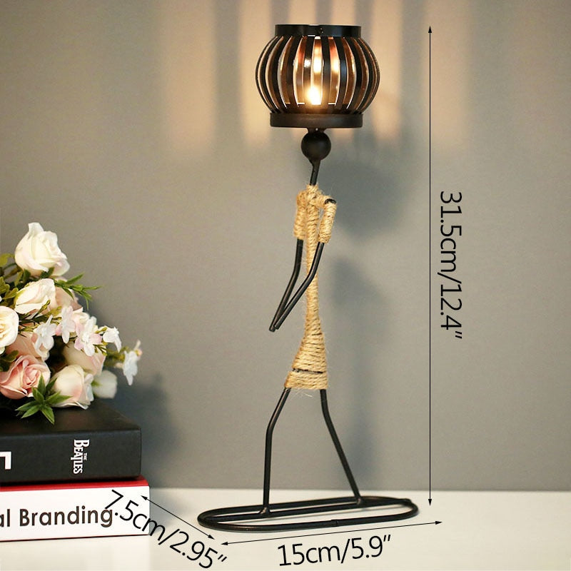 Grind Time Addict miniature decorative candle holders