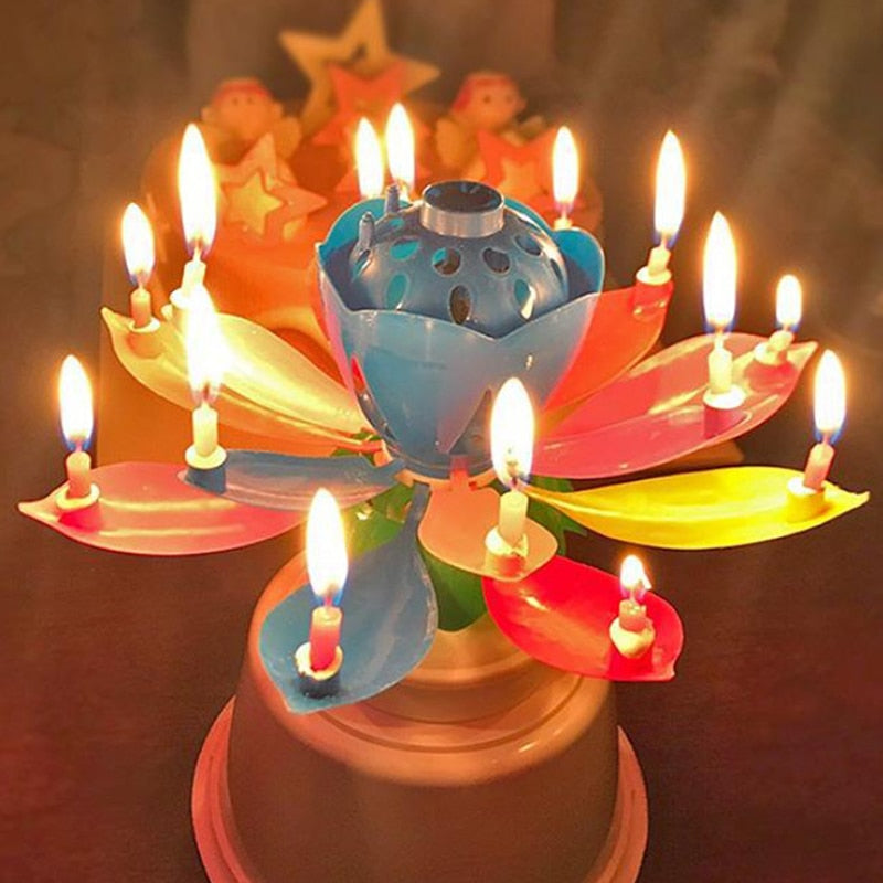 hap[py birthday lotus flower