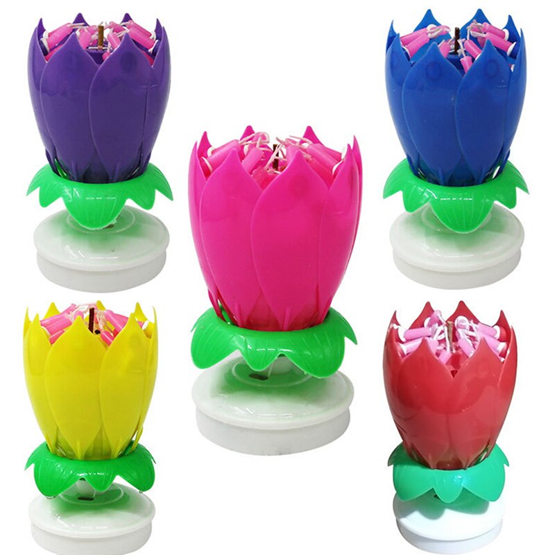 Happy birthday lotus flower