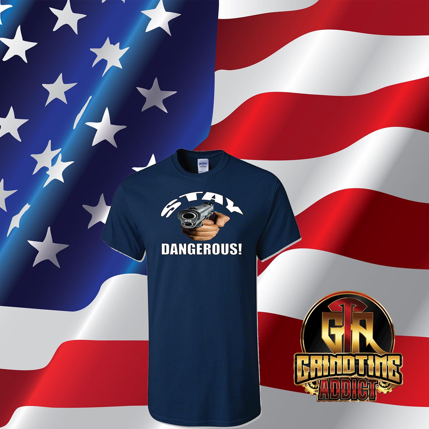 Stay Dangerous short sleeve T-shirts