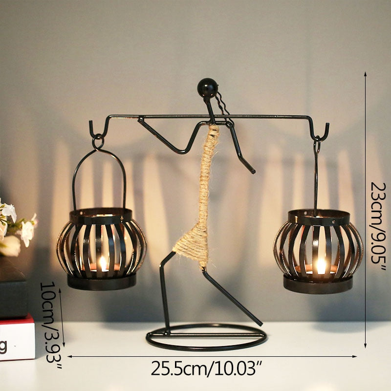 Grind Time Addict miniature decorative candle holders