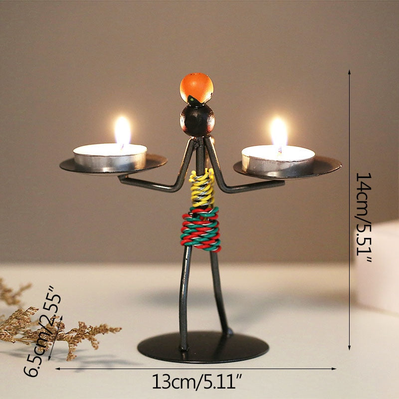 Grind Time Addict miniature decorative candle holders