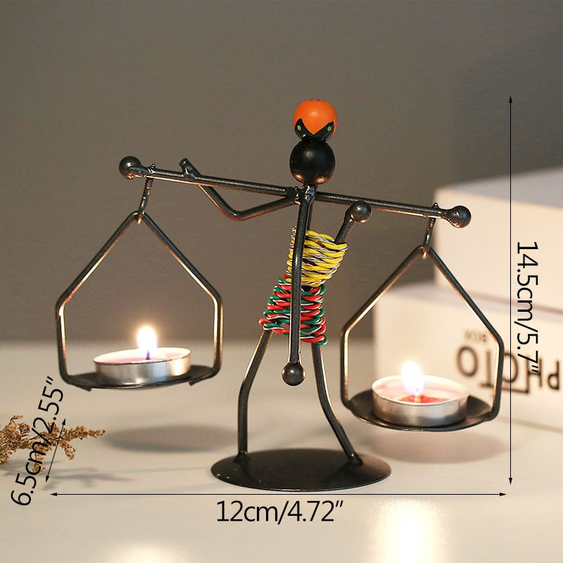 Grind Time Addict miniature decorative candle holders