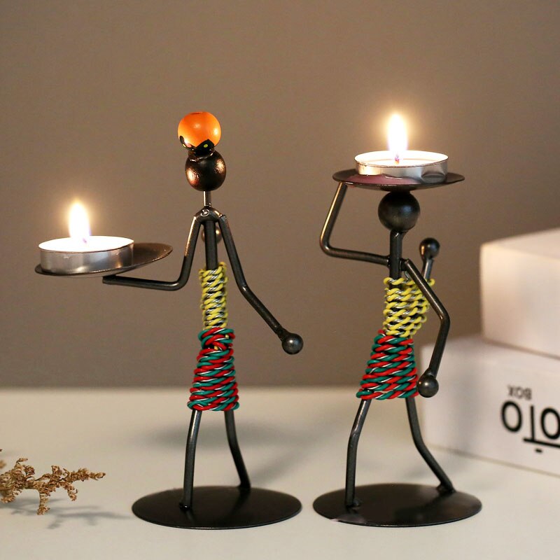 Grind Time Addict miniature decorative candle holders