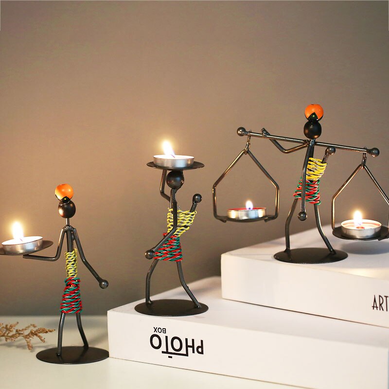 Grind Time Addict miniature decorative candle holders