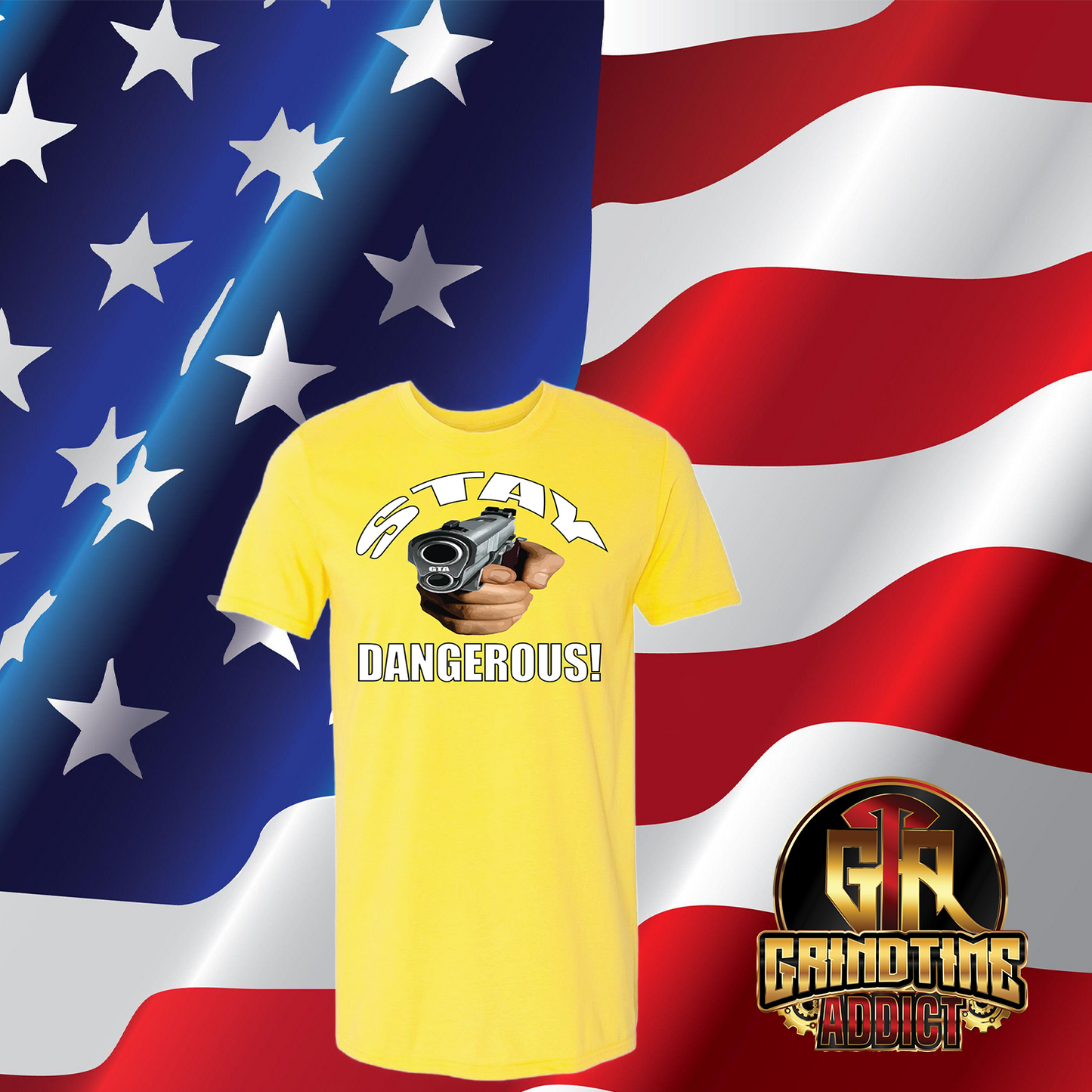 Stay Dangerous short sleeve T-shirts